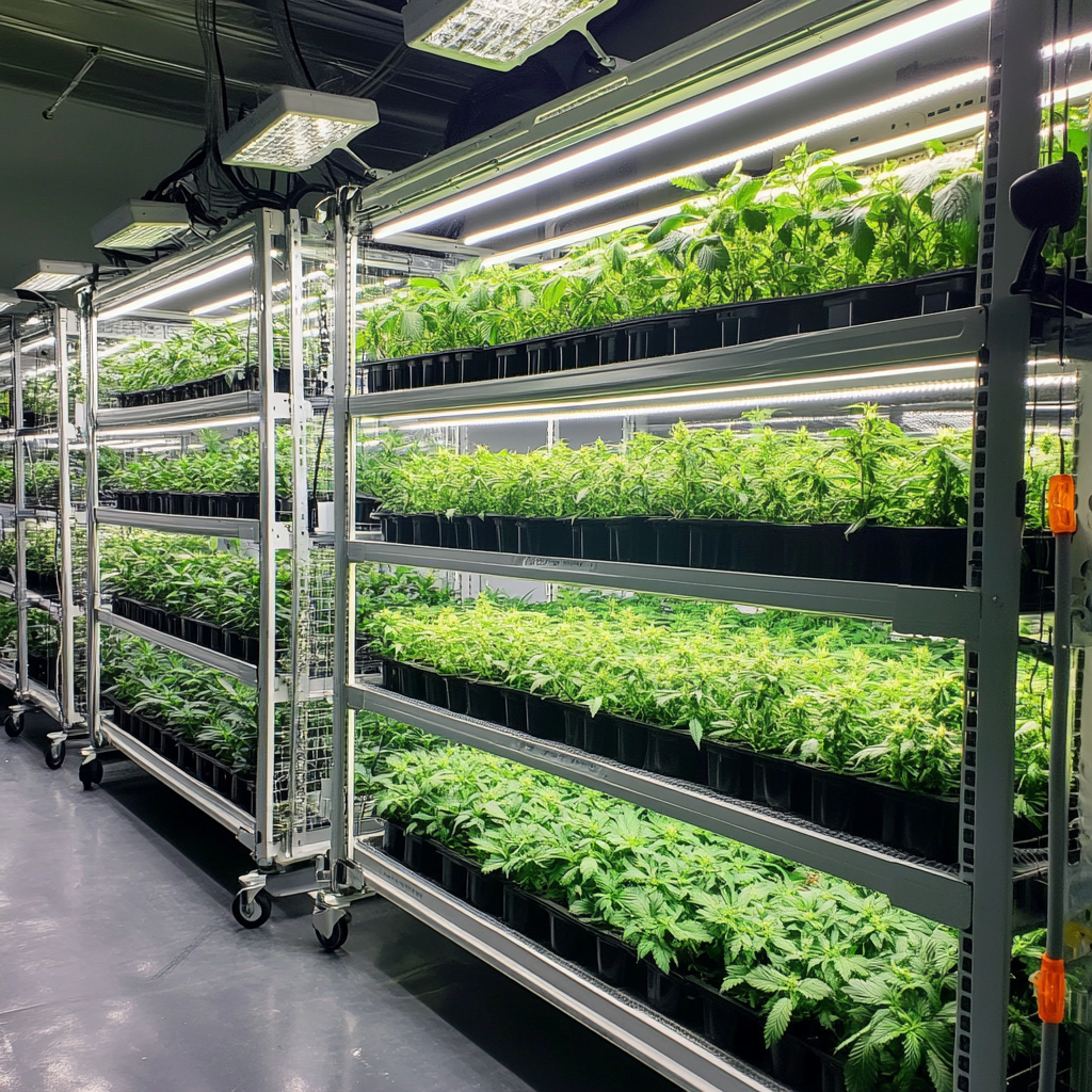 Ultra Grow Lights for mobile grow racks